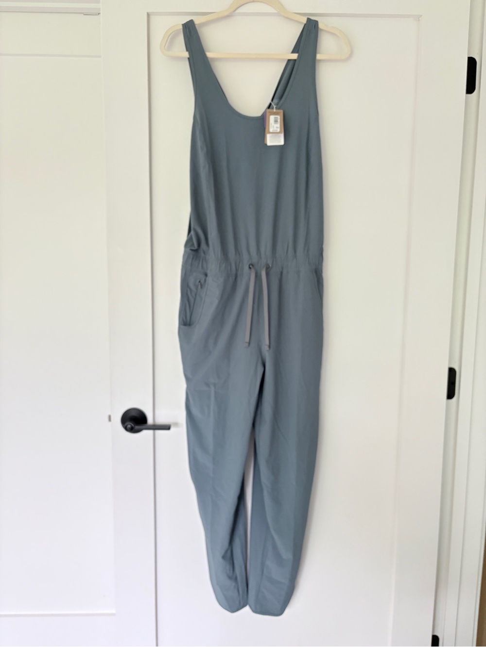 Patagonia Fleetwith Romper/Jumpsuit in Plume Blue-Grey NWT - Picture 4 of 14